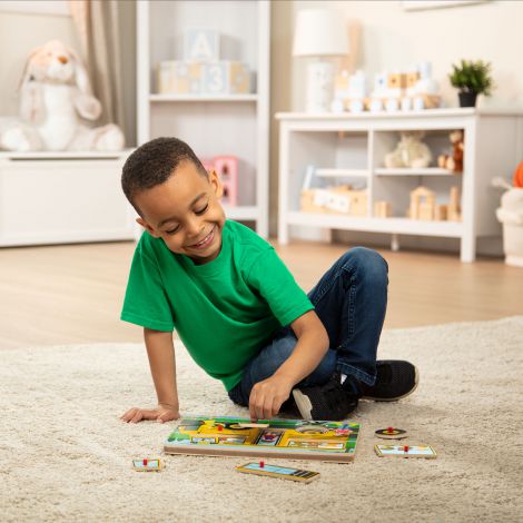 Puzzle Sonor La plimbare Melissa & Doug - imagine 3