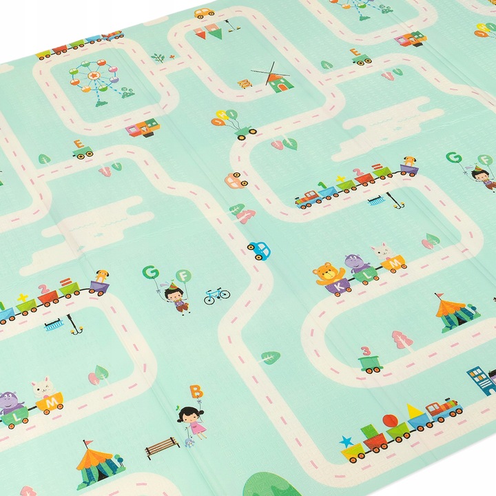Covoraș Educational Matadi 180x200 cm Animals Road