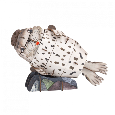 Mieredu Puzzle 3D Foca cu Sunete Reale - imagine 4