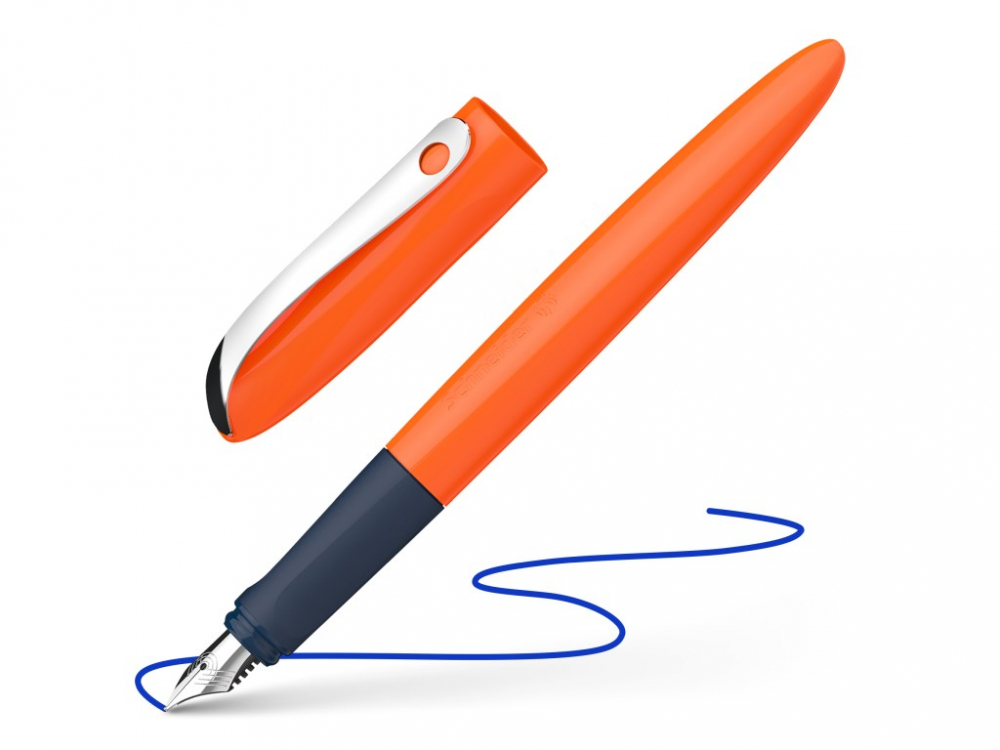 Stilou Schneider Wavy ergonomic, portocaliu