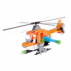 Set Elicopter Madagascar Cobi, 165 piese