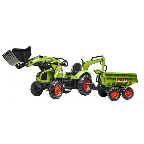 Tractor Claas Falk cu Excavator și Remorcă