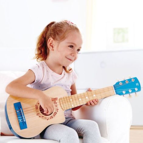Chitară Hape Blue Lagoon pentru copii muzicieni - imagine 2