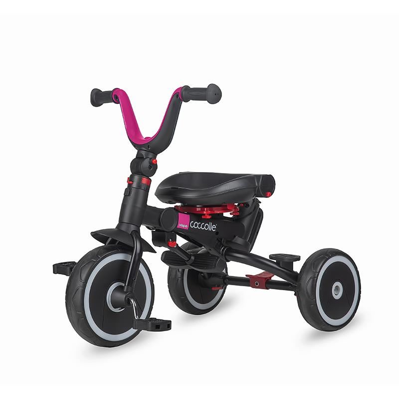 Tricicleta Coccolle Vispo Magenta | Multifuncțională Pliabilă - imagine 4