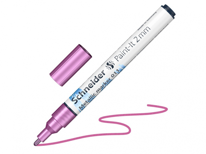 Marker Metallic Schneider Paint-It 011, 2 mm, Violet