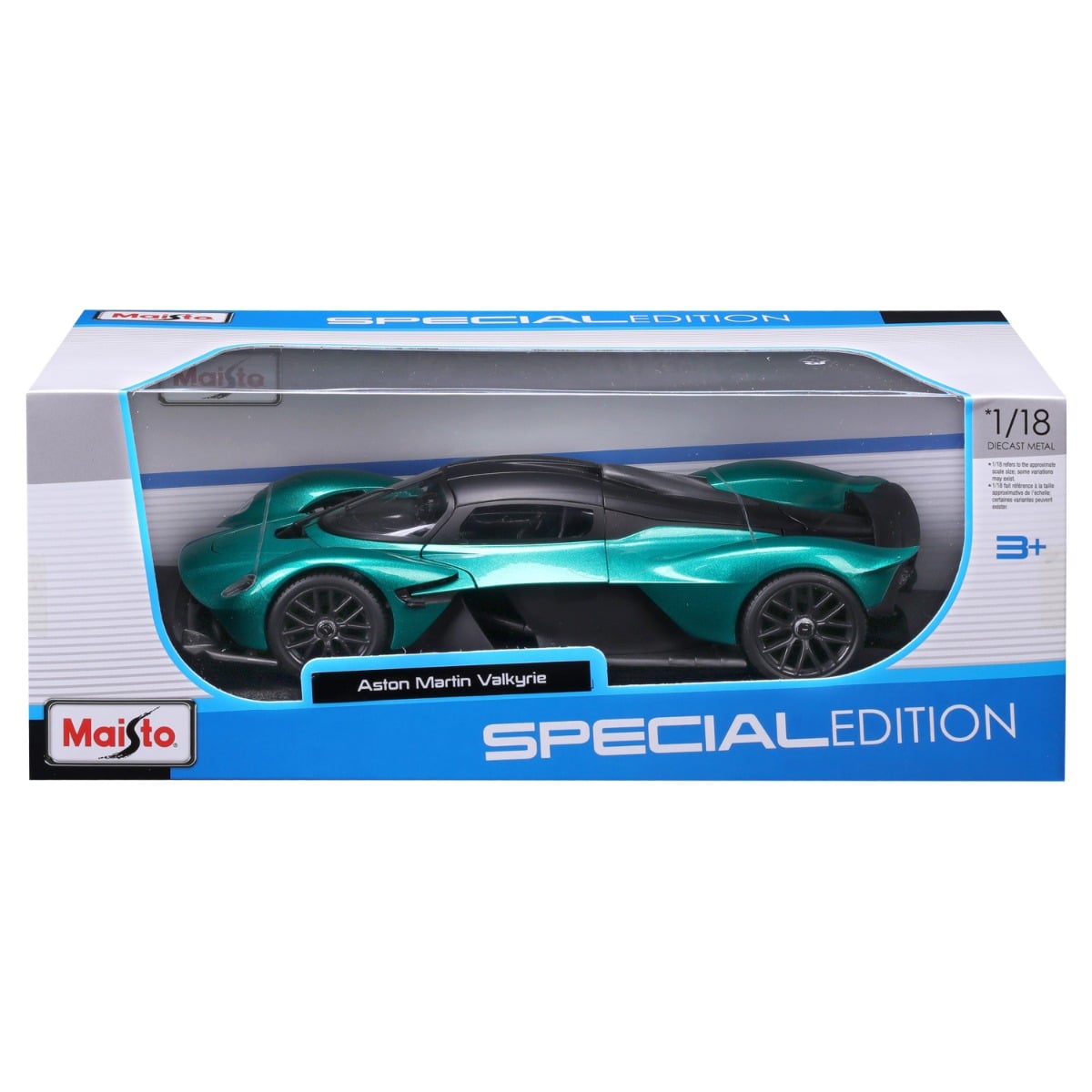 Maisto Aston Martin Valkyrie 1:18 Metalică Verde