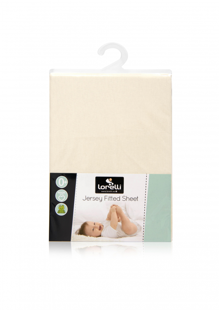 Cearceaf Jersey Lorelli 120x60 cm Beige