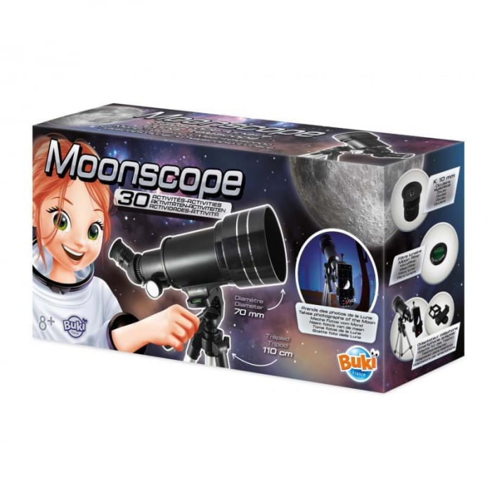 Telescop Lunar Buki France cu Adaptor Smartphone