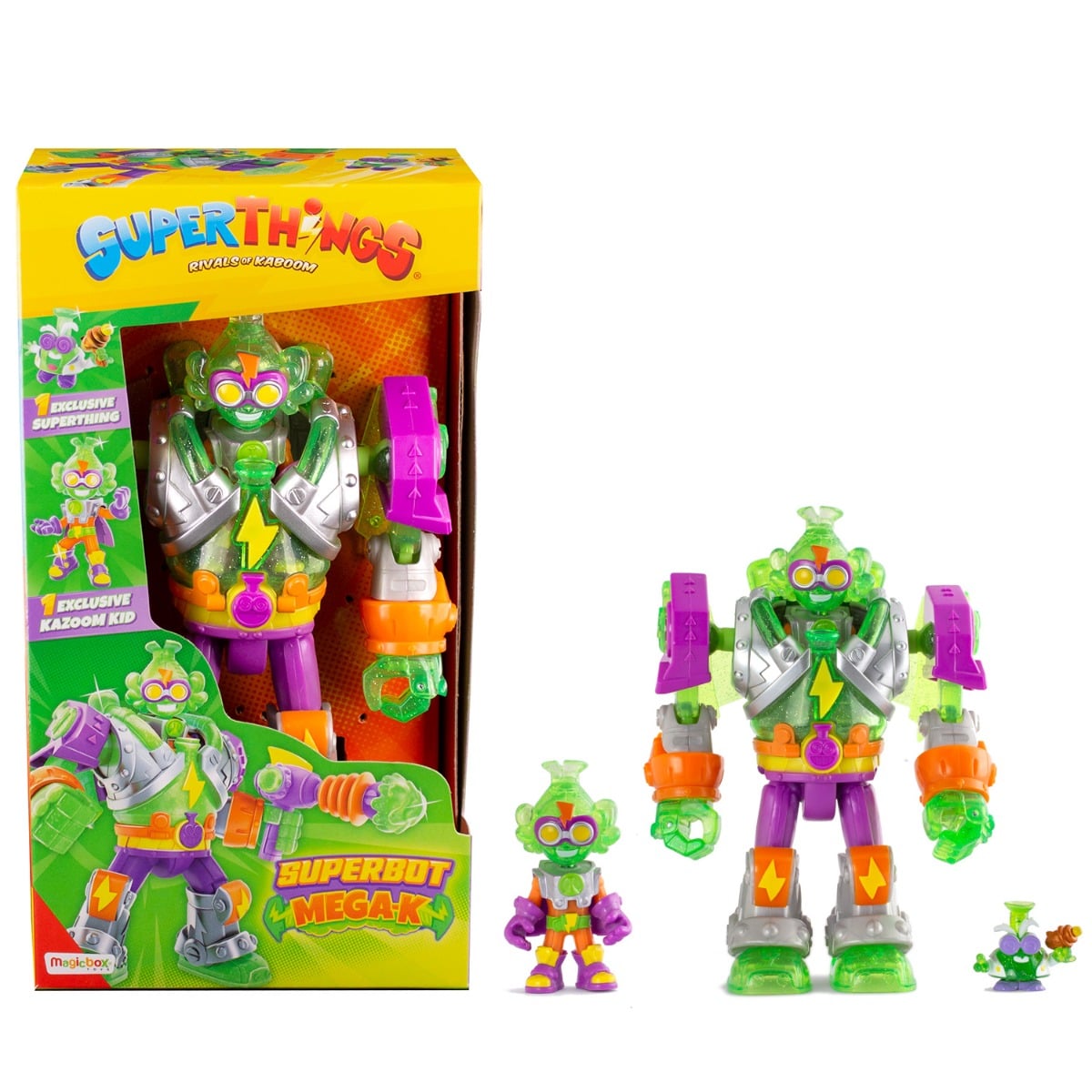 Set 3 Figurine SuperThings Superbot Mega-K