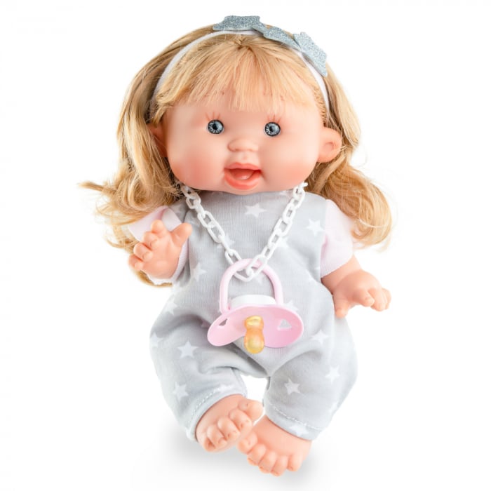 Păpușă Marina & Pau Sofi Gri, 26 cm, Parfum Vanilie