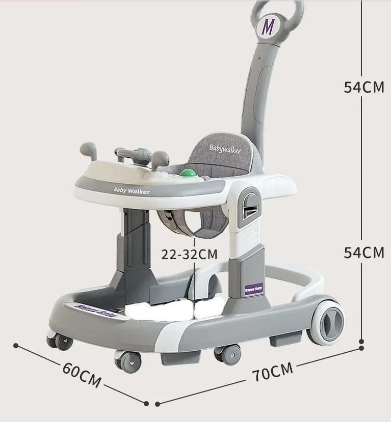 Premergator 3 in 1 Little Mom Hello Grey, Pliabil - imagine 8