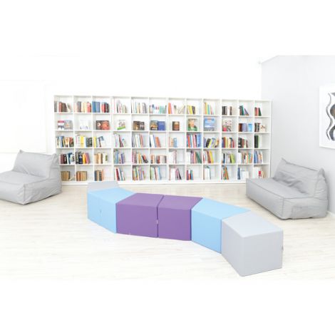 Puf Canapea Gri Moje Bambino - Confort și Design - imagine 3