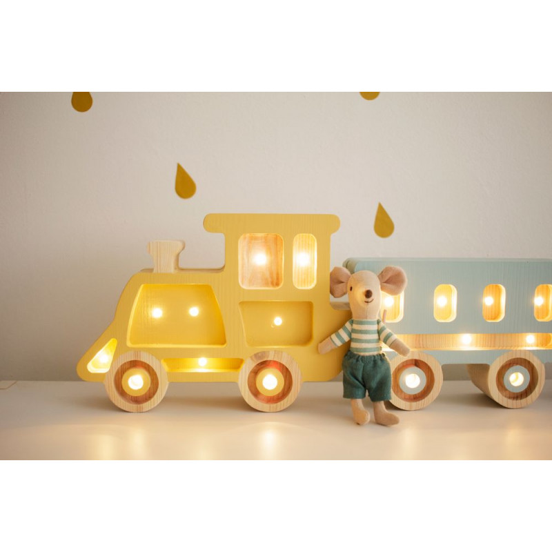 Lampa Little Lights Trenulet - LED cald handmade - imagine 2