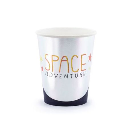 Pahare Spatiu 200ml Party Deco - Decor Festiv