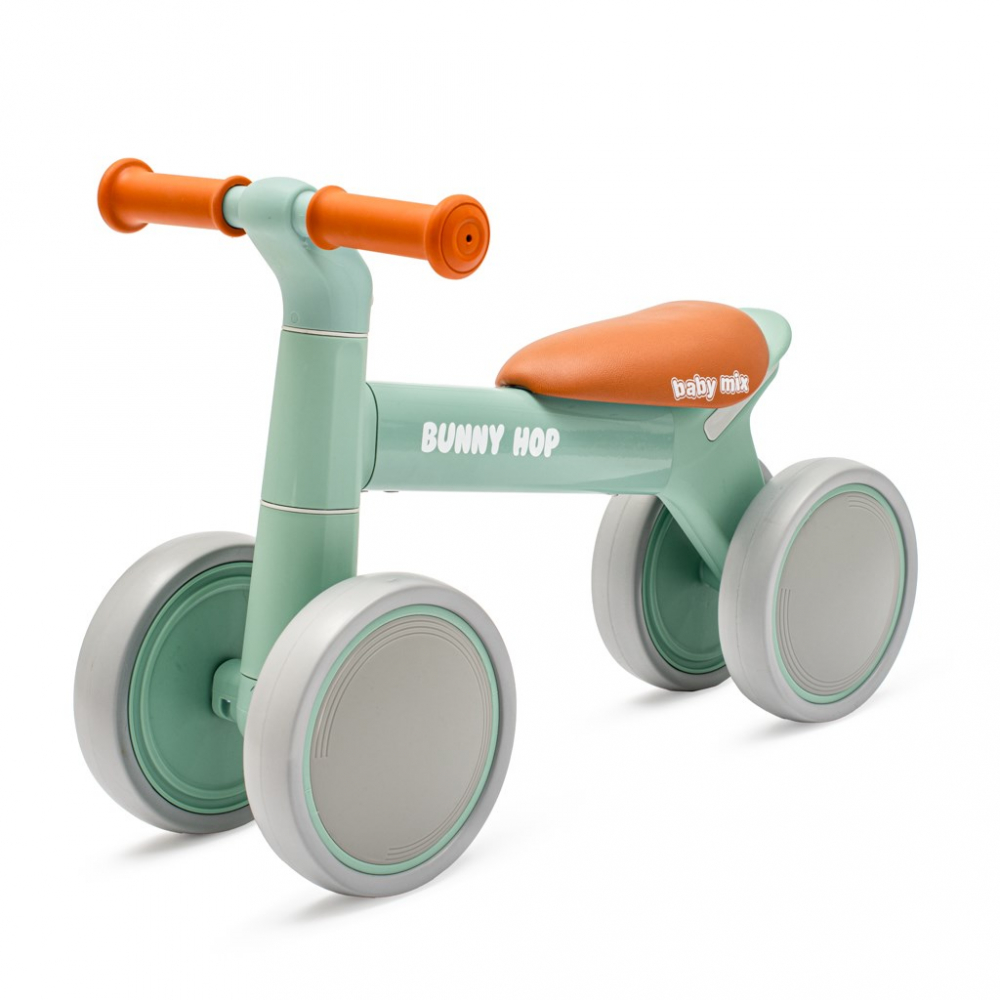 Bicicleta Baby Mix fără pedale Bunny Hop Green - imagine 7