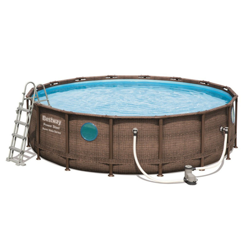 Piscina Bestway Power Steel Vista 488x122 cm - imagine 4