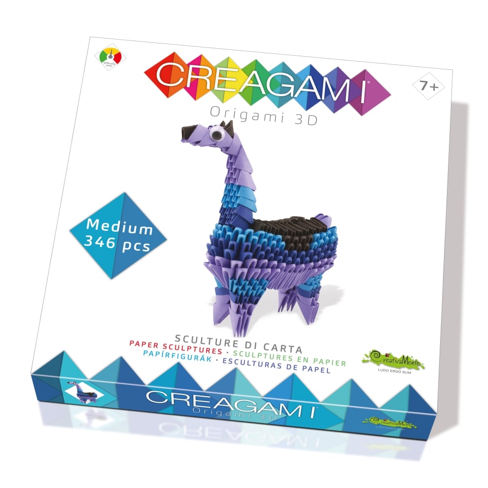 Joc 3D Lama Origami Creagami 346 Piese