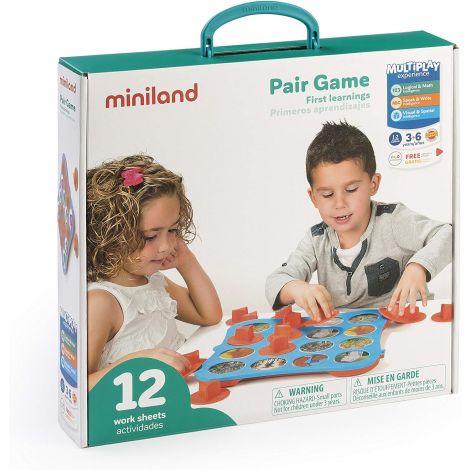 Joc Memorie 12 Activitati Miniland 3-6 Ani - imagine 8