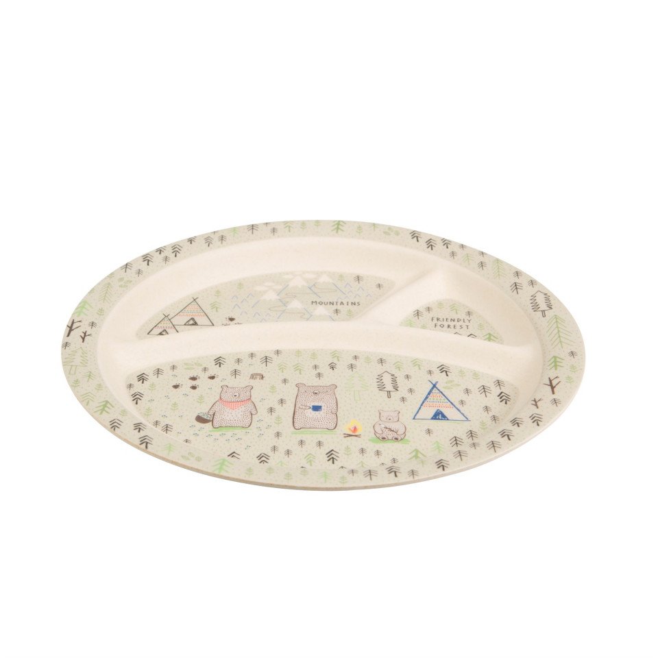 Farfurie Bambus Bear Camp Sass & Belle | Eco - imagine 2