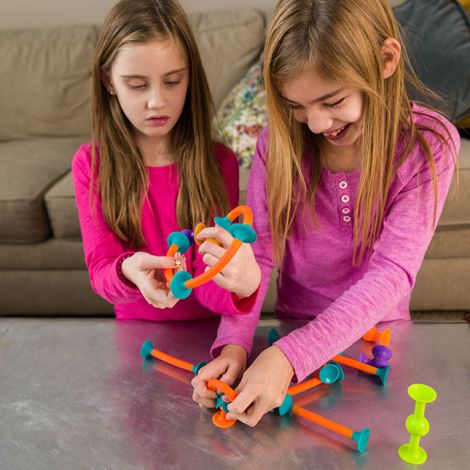 Squigz Toobz Fat Brain Toys | Joc Constructie - imagine 2