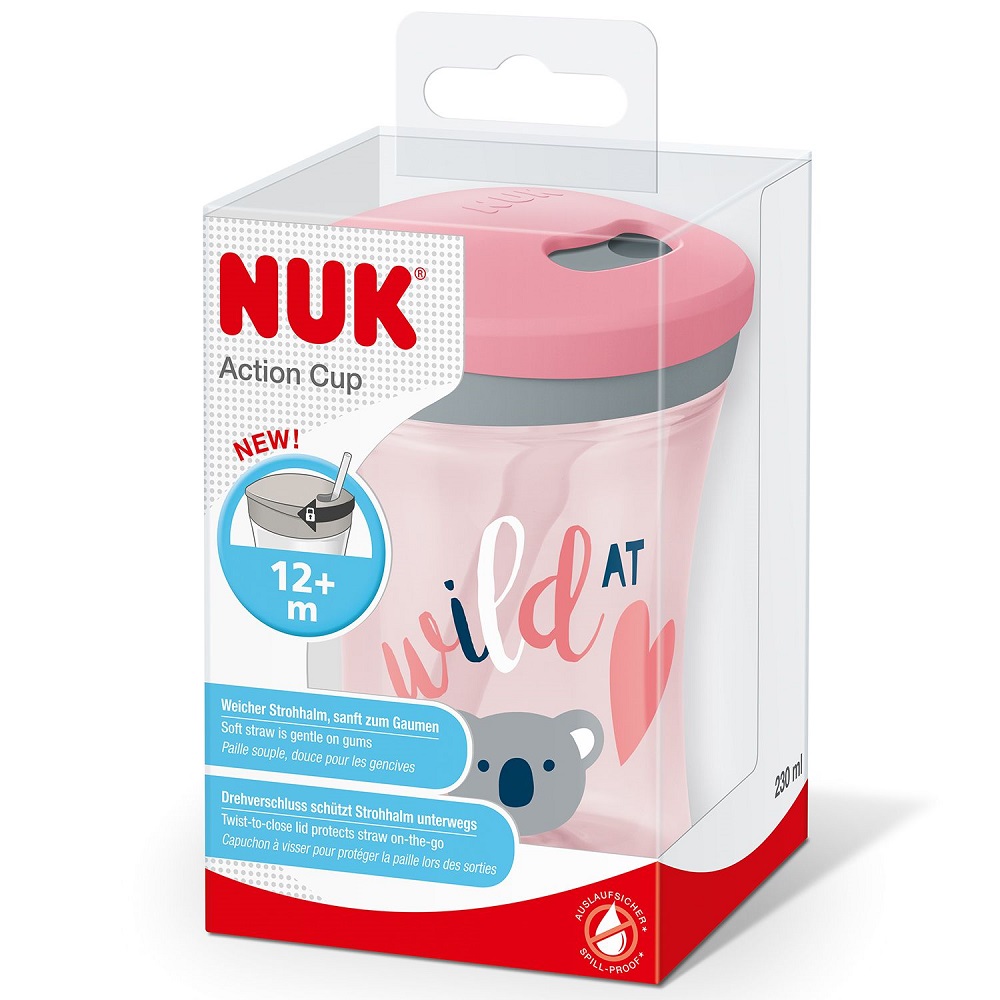 Cana Nuk Evolution Roz, cu Pai, 12+ luni