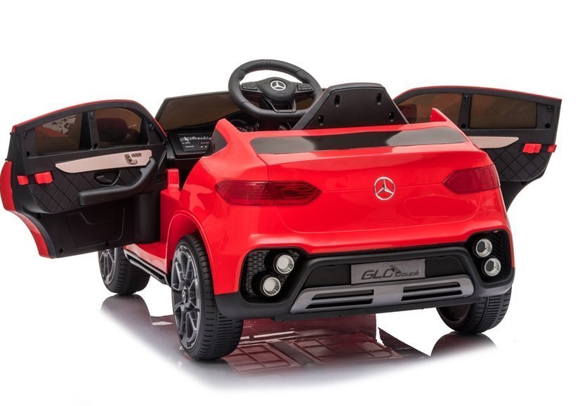 Mașinuță Mercedes-Benz GLC Coupe Roșie Electrică - imagine 5