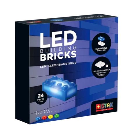 Set STAX cu Lumini 24 Piese | Open Brick Source
