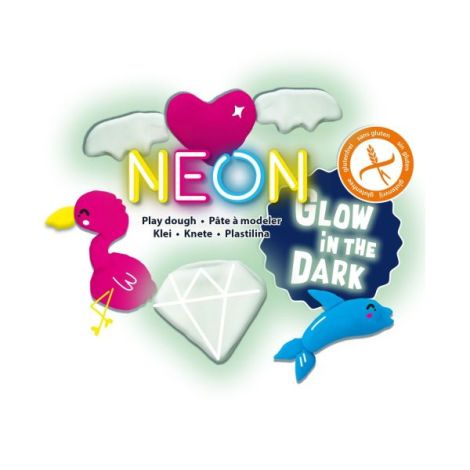Ses Creative Plastilina Neon 4x90g - imagine 2