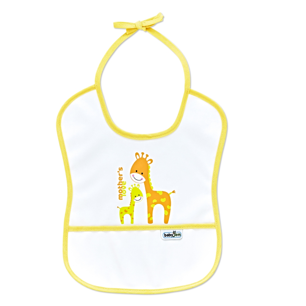 Baveta Impermeabilă BabyJem Yellow