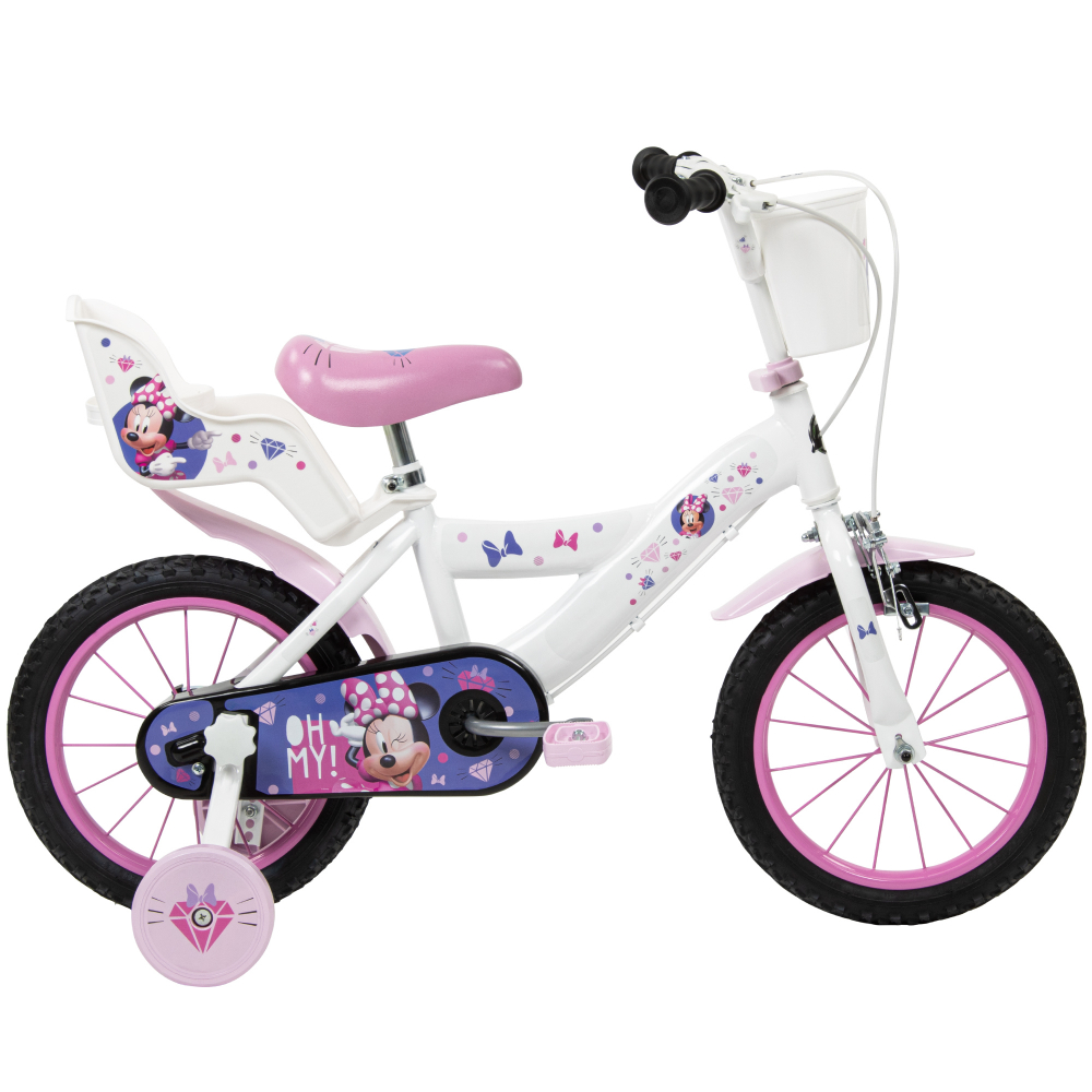 Bicicleta Huffy Minnie 14" cu roti ajutatoare - imagine 10