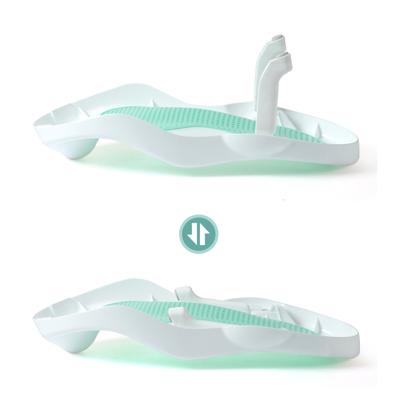 Suport Baie Little Mom Soft Blue, Pliabil, Ergonomic - imagine 6