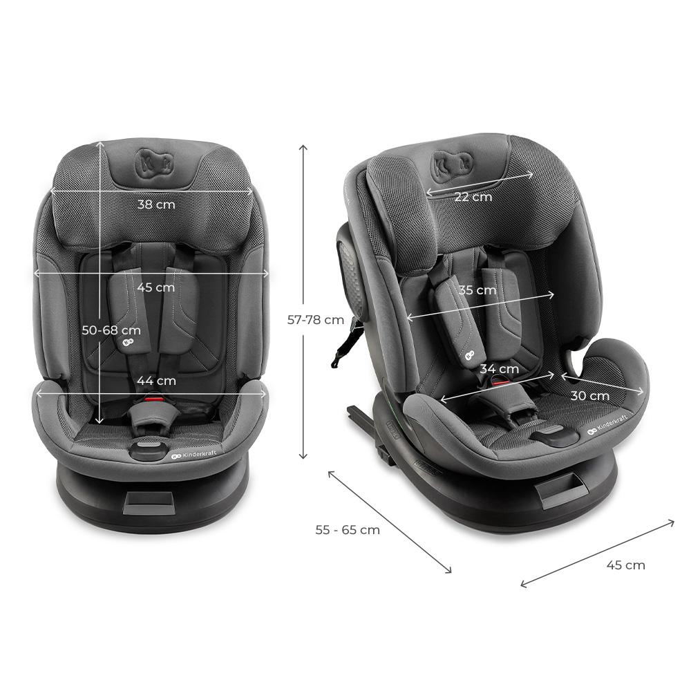 Kinderkraft XPedition 3 Scaun Auto i-Size Rotativ