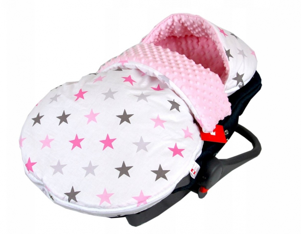 AC Arya Sac Dormit Steluțe Roz - Comod Landou/Scoică - imagine 2