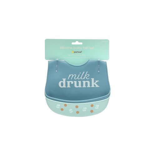 Set bavete silicon Pearhead Milk Drunk, Antipată - imagine 5
