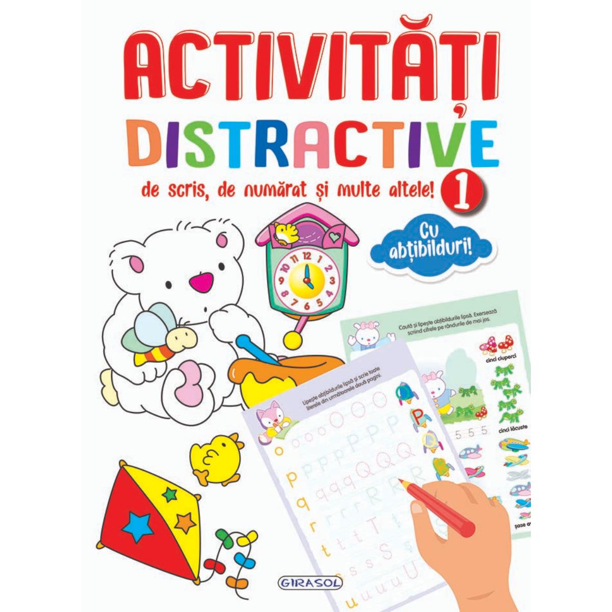 Girasol - Activitati distractive cu abtibilduri
