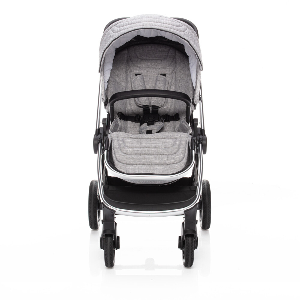 Carucior Zopa Move Silver Grey, Reversibil și Pliabil - imagine 7