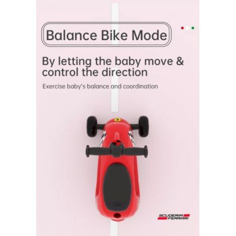 Trotineta Ferrari 4-in-1 Mesuca | Multifuncțională Pliabilă - imagine 2