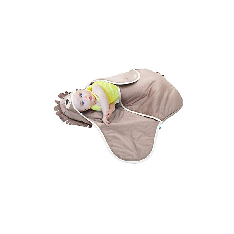 Paturica Cocoon Fun Lion Taupe Wallaboo - imagine 4