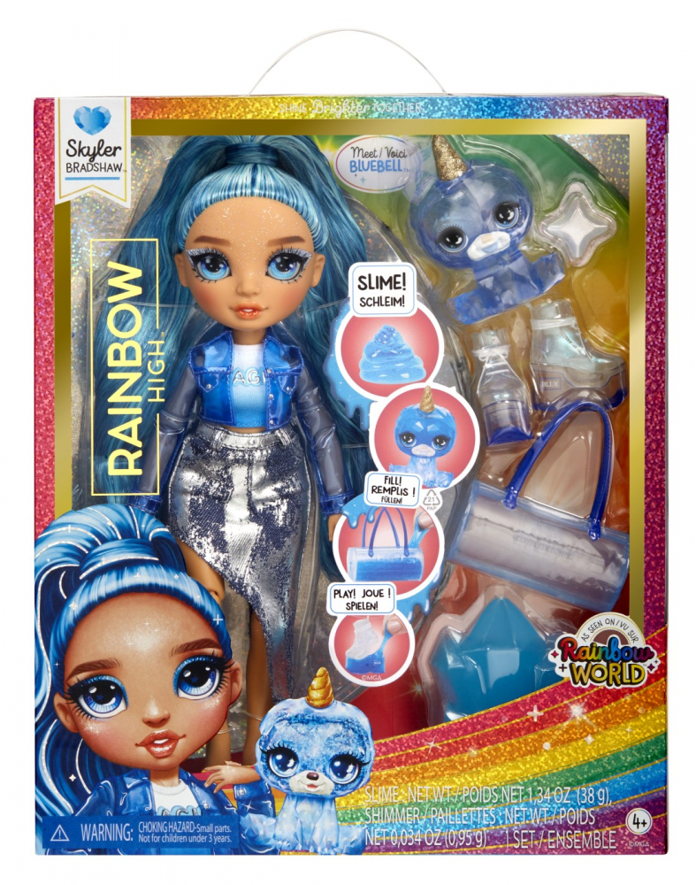 Papusa Rainbow High Skyler Bradshaw cu Lichid