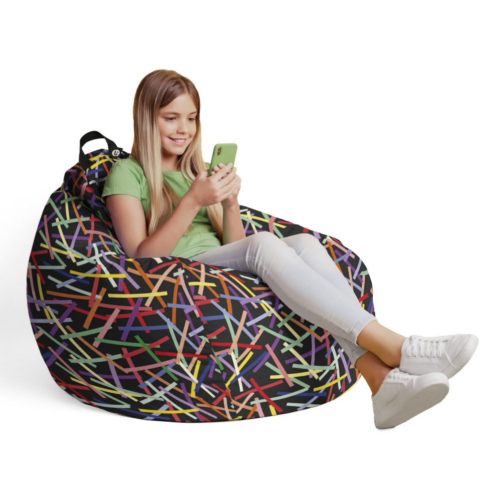 Fotoliu Puf Updeco Confetti, Model Para L - imagine 3