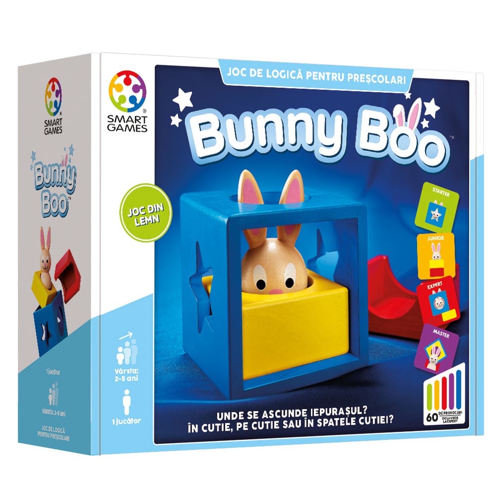 Bunny Boo Smart Games | Joc logic 3D cu 60 provocări
