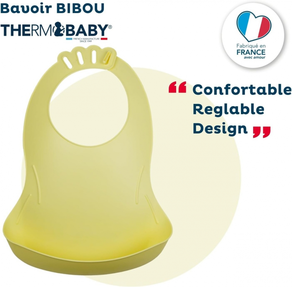 Baveta Thermobaby cu Colector Hrana - Antimurdărire