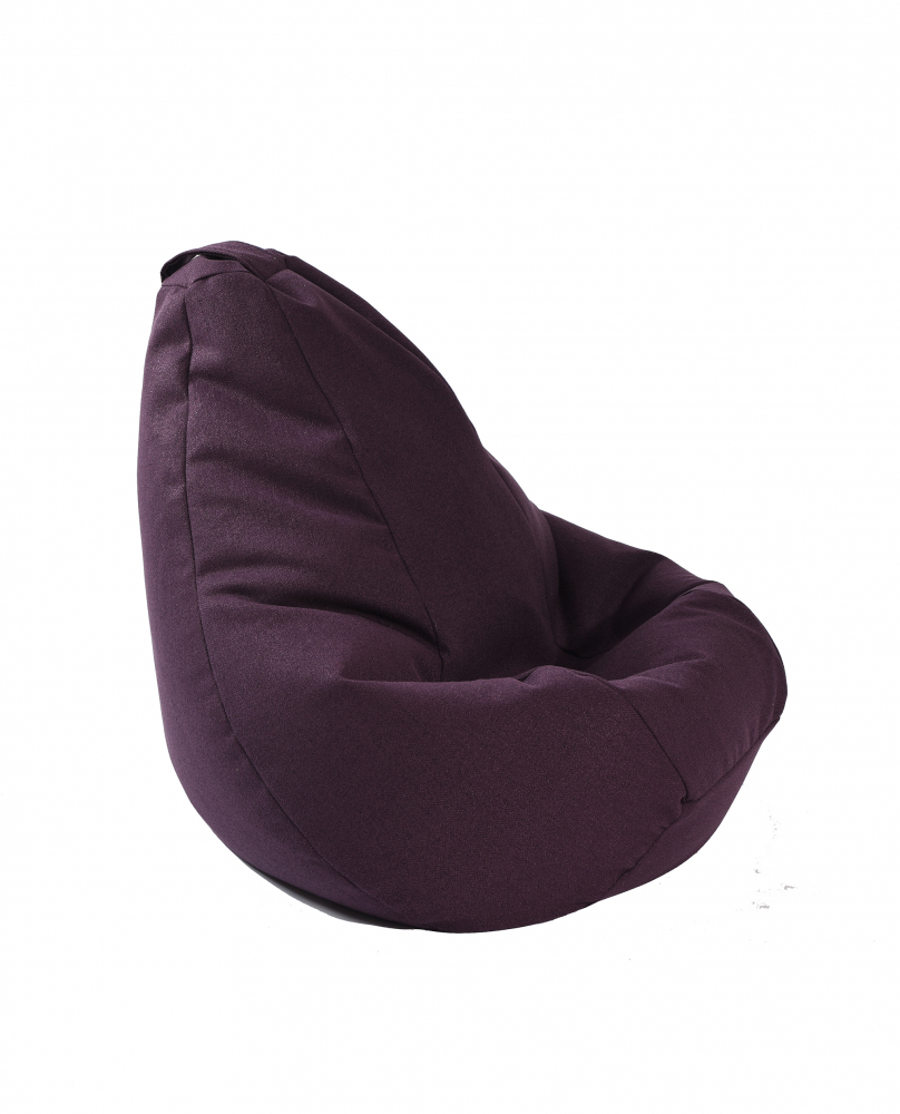 Fotoliu Pufrelax Hobbit Purple, Husă Detasabilă - imagine 5