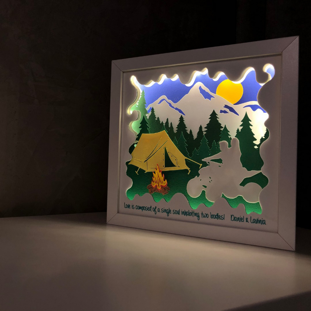Tablou Luminos Calatorii 016 Noorhandmadeatelier