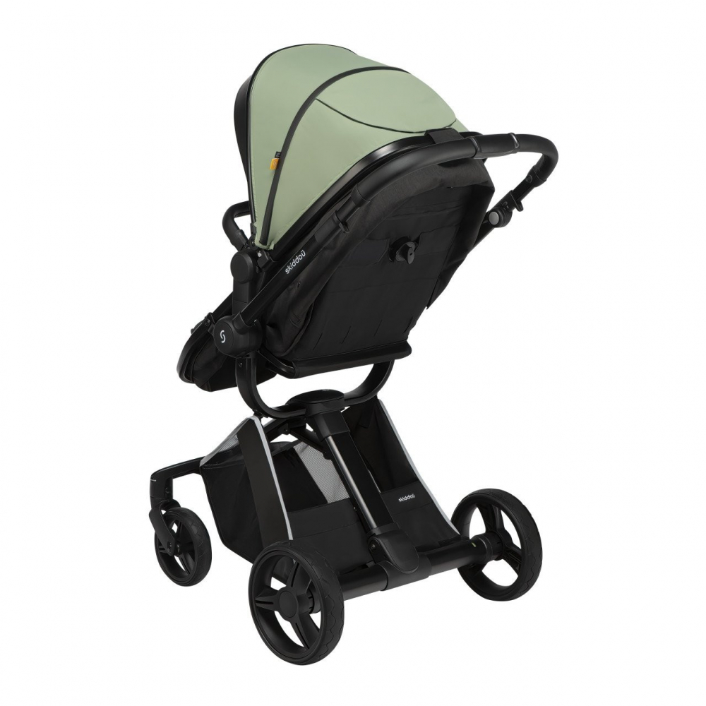 Carucior 2 in 1 Skiddou Nasjo Wild Climber, Verde - imagine 3