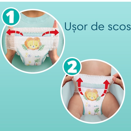 Scutece Chilotel Pampers Pants 3 (6-11kg), 29 buc - imagine 8