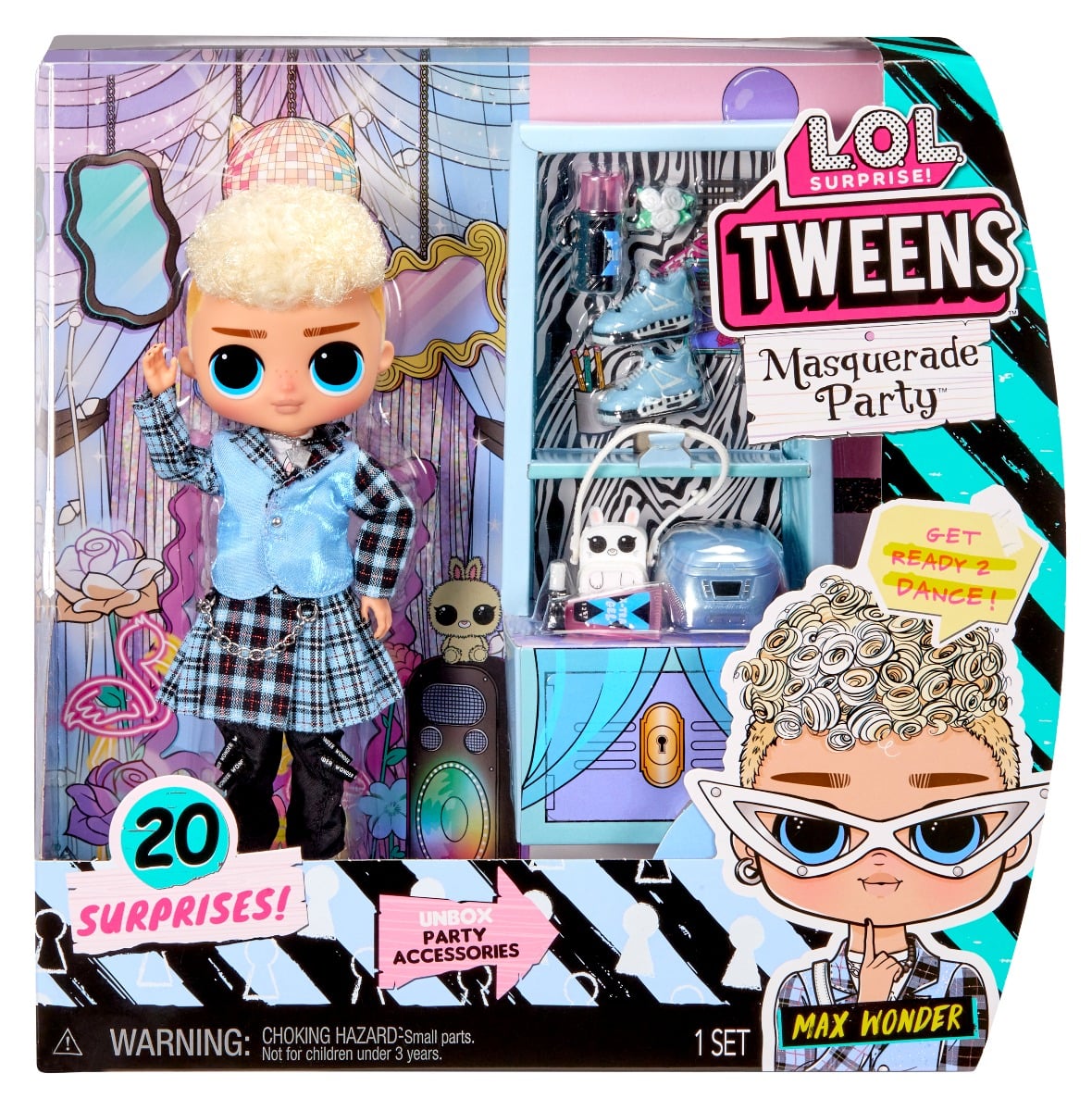Papusa LOL Surprise Tweens Max Wonder, 20 Surprize