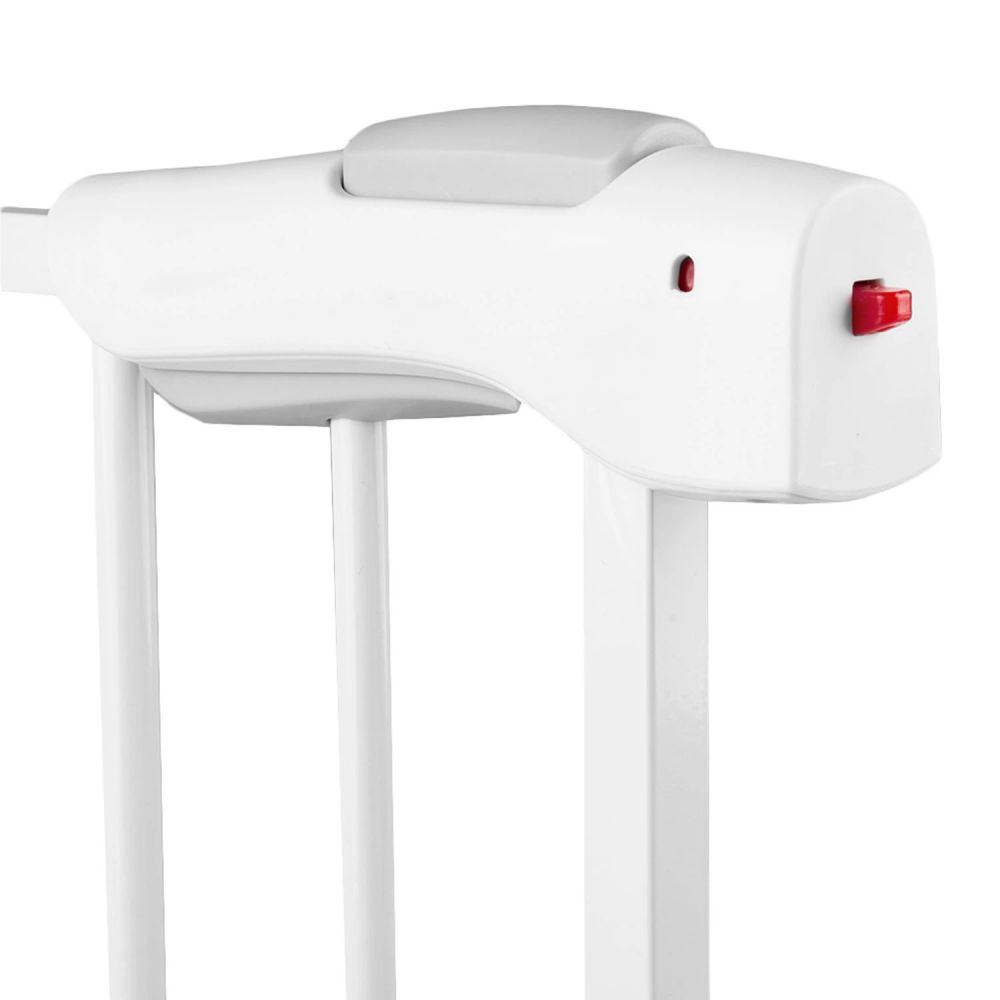 Poarta Siguranta Nukido Alb 75-85 cm, Montaj Fara Gaurire - imagine 6