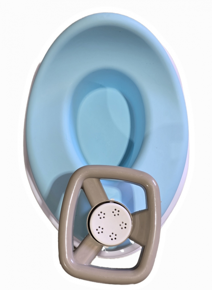 Olita din plastic cu volan Blue | Ucar toys - imagine 3