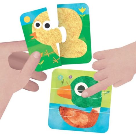Headu 8 Puzzleuri Animale Fermă - Joc Educativ Progresiv - imagine 2